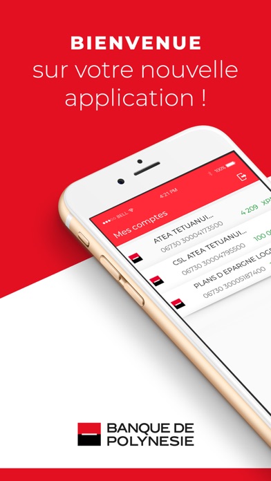 POLYAPP – Banque de Polynésie Screenshot