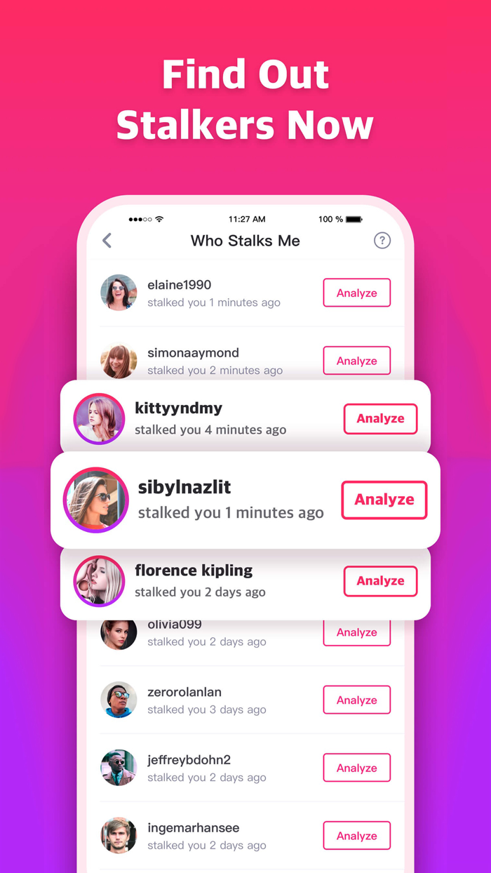 iFollowers Analyze followers