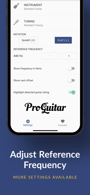 ‎Pro Guitar Tuner Screenshot