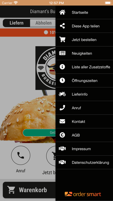 Diamant’s Burger und Pizza Screenshot
