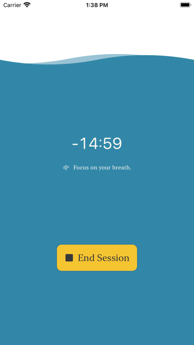 Ochre: Meditation Timer Screenshot