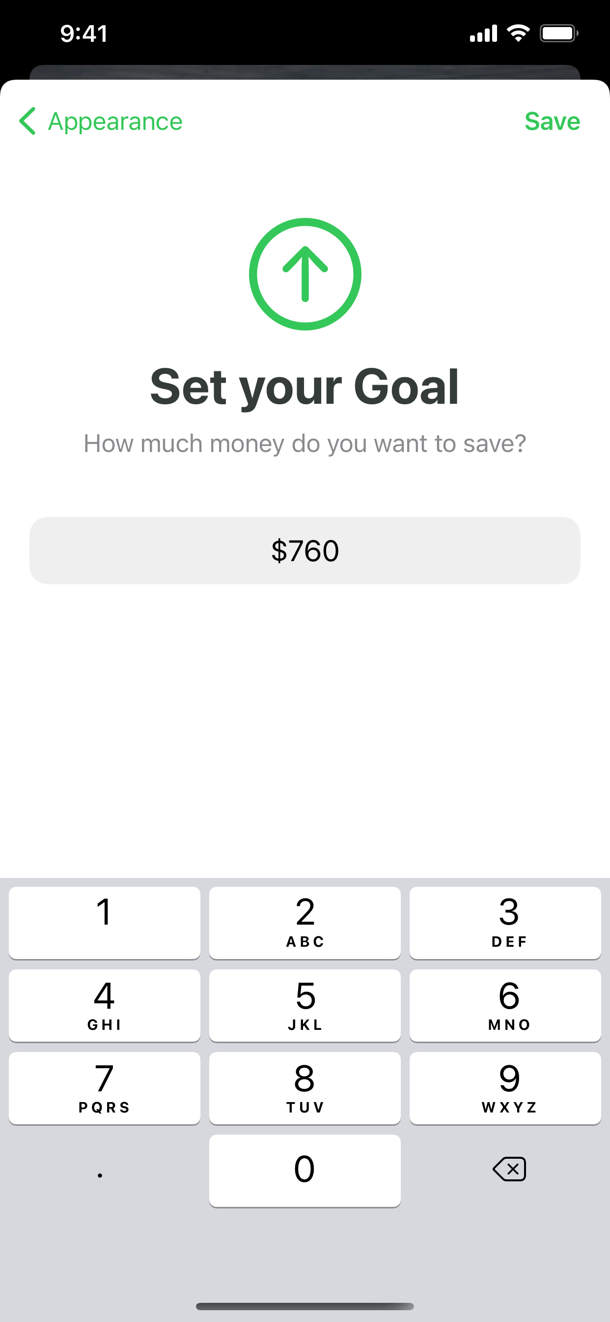 Goals - Save Money