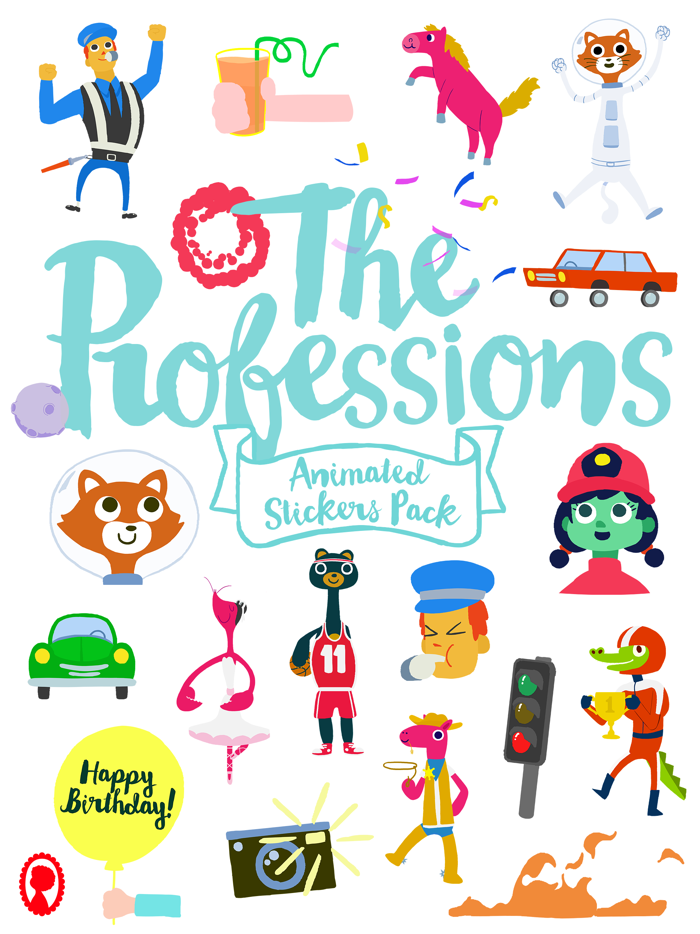 Professions Animated Stickers