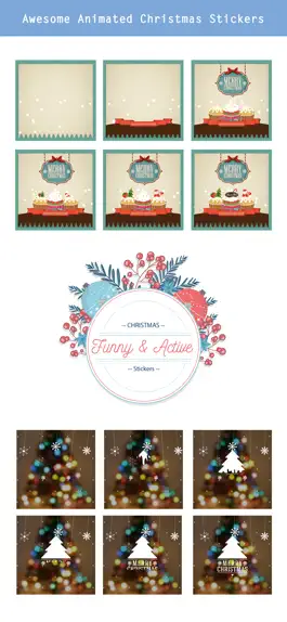 Game screenshot Animated Christmas Stickers - apk