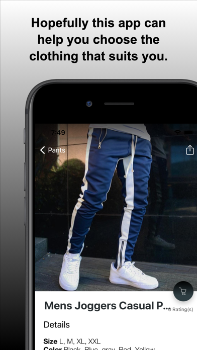 Men Fashion Clothing Cheap Screenshot