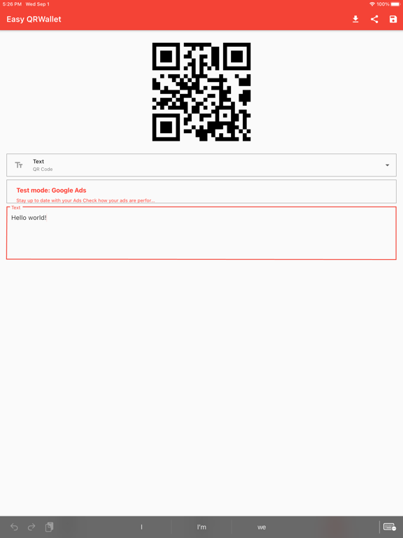 Screenshot #4 pour Easy QRWallet