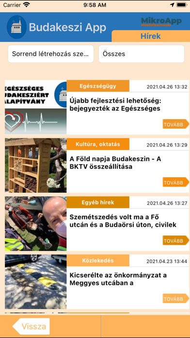 Screenshot #3 pour Budakeszi IntermAPP
