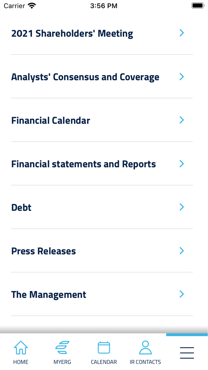 ERG Investor Relations