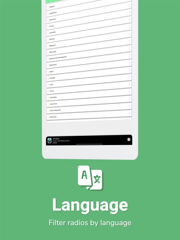 Gospel Radio - Gospel Music iPad screenshot 4 - Music app