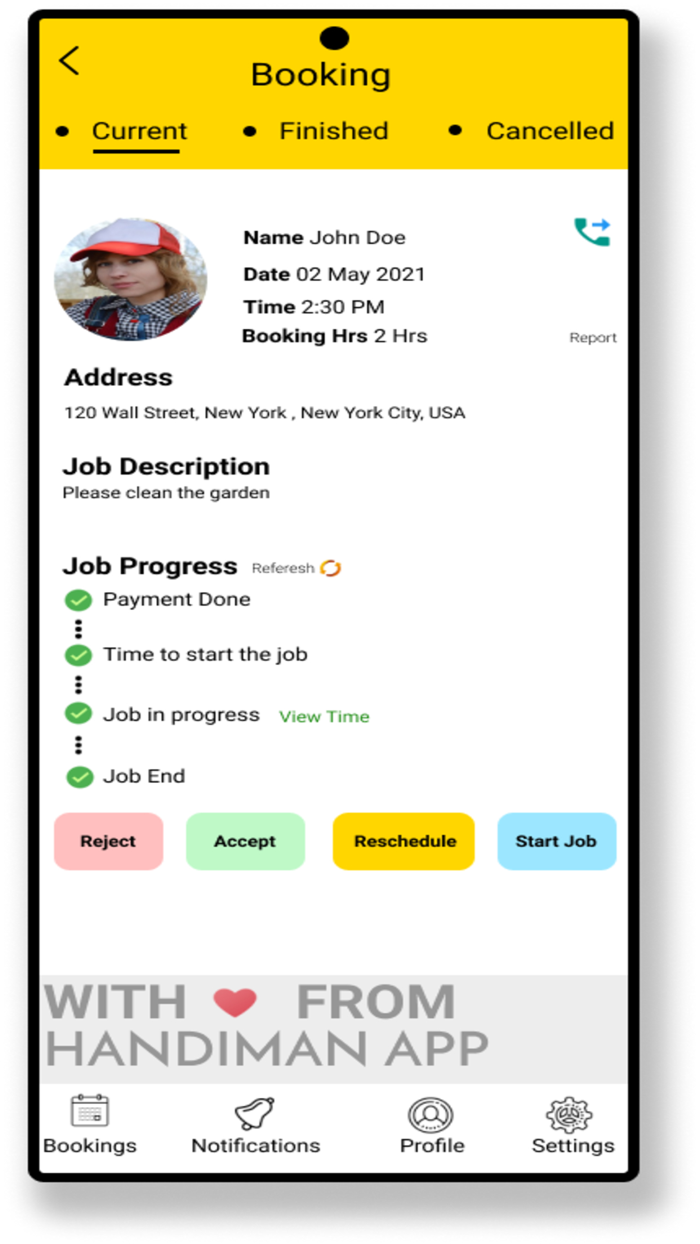 Handiman service provider