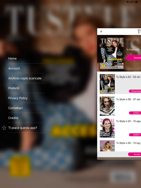 TUSTYLE iPad screenshot 6 - News app
