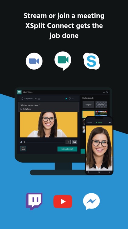 XSplit Connect: Webcam