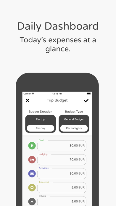 Screenshot #3 pour Trexpense PRO Travel Expenses