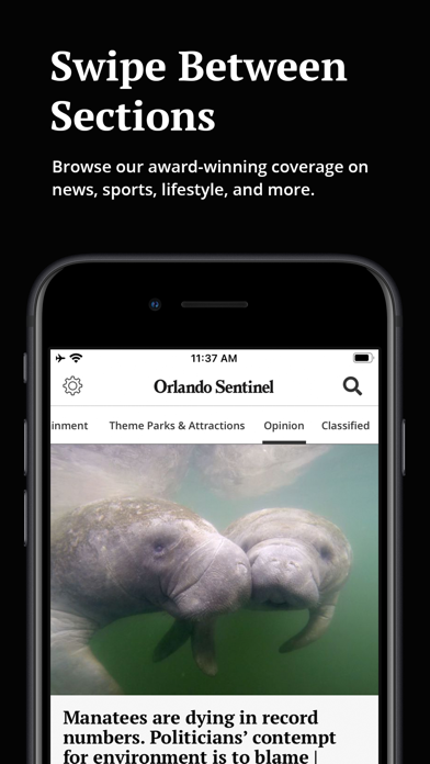 Orlando Sentinel Screenshot