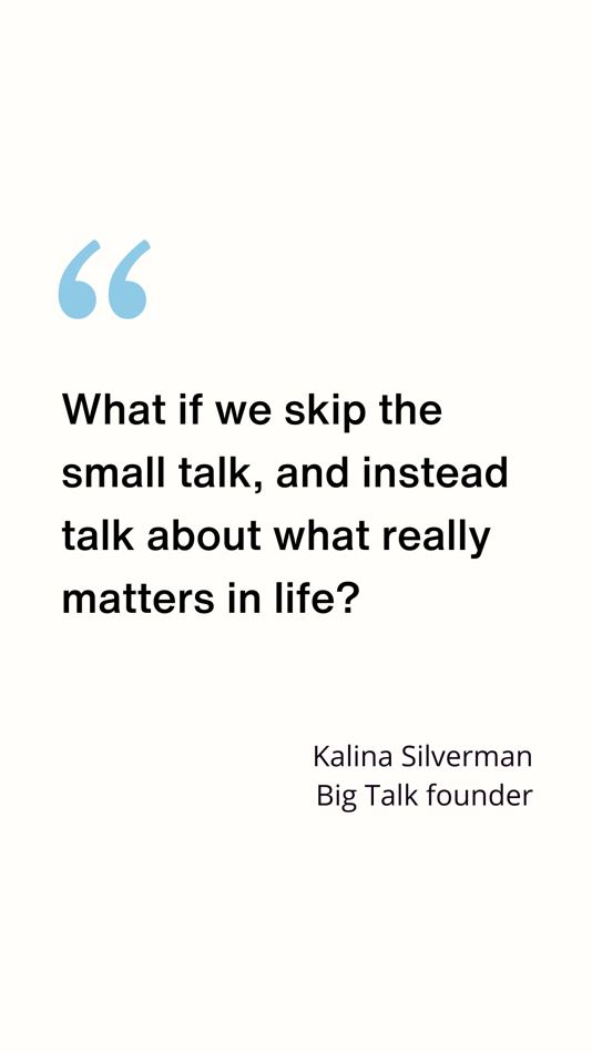 #1. Big Talk: Skip the Small Talk (iOS) 由: Woo Developments LLC