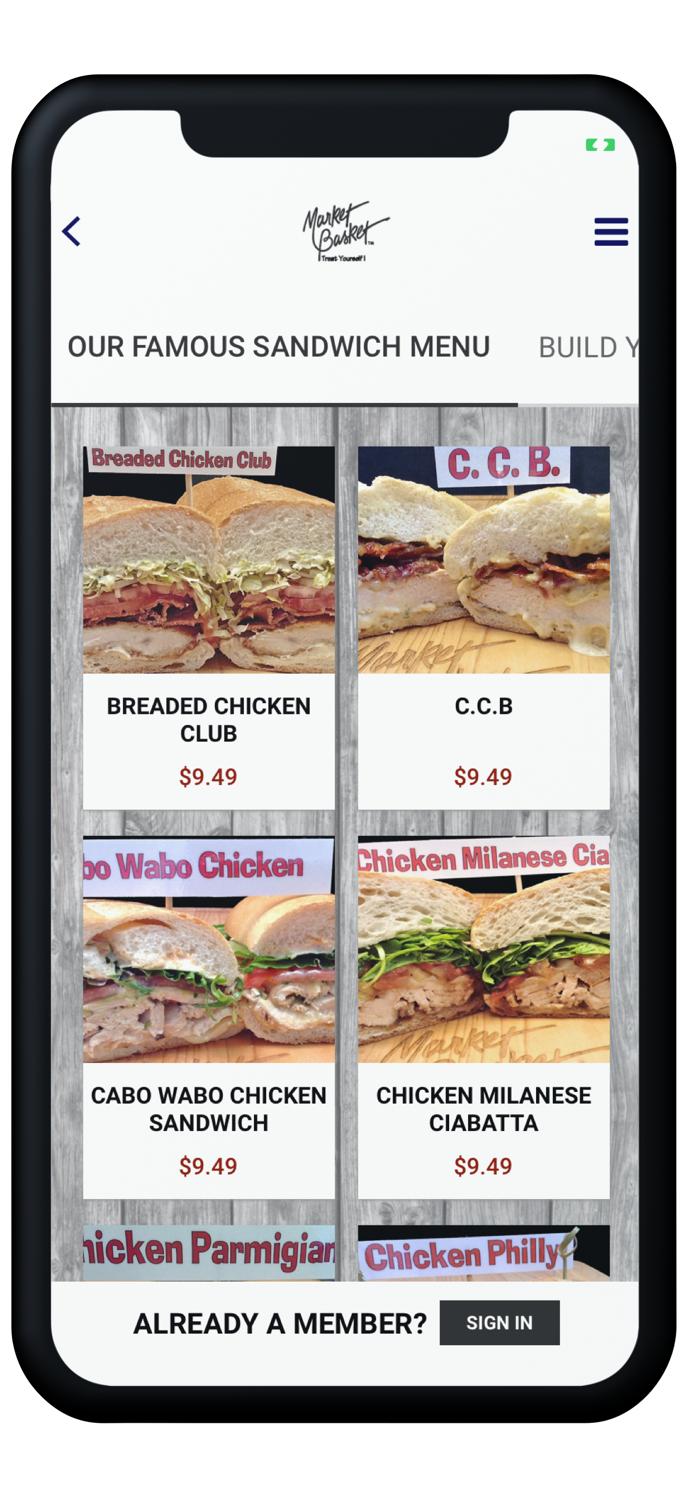 The Market Basket App