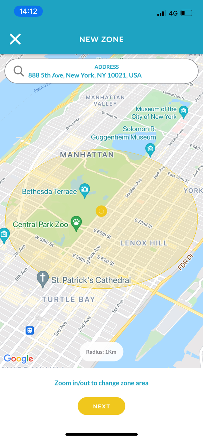 Abeeway WiFi-GPS tracking