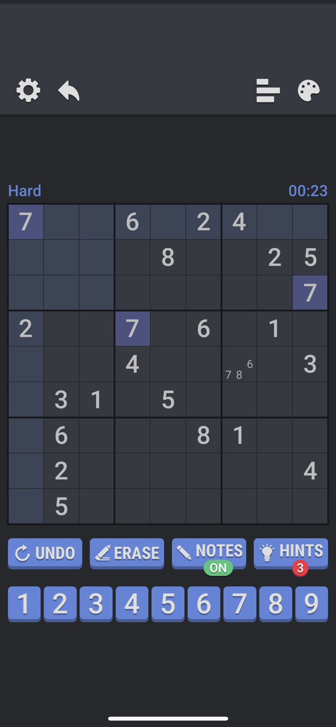 Sudoku  Expert Puzzle