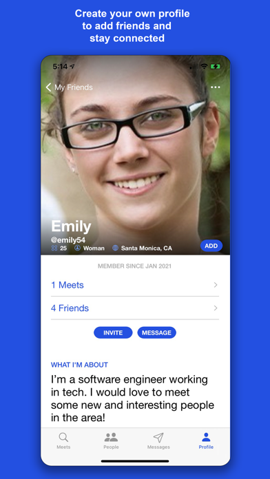 Meetups & Hangouts - Everspot Screenshot
