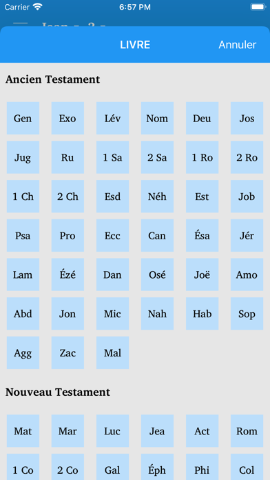 Bible Détaillée Screenshot