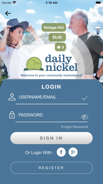 DailyNickel - Buy, Sell, Share Screenshot