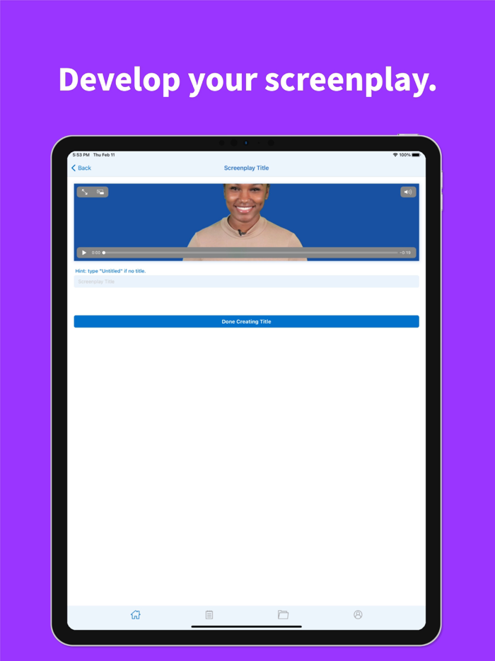 Screenplay App - Screenwriting