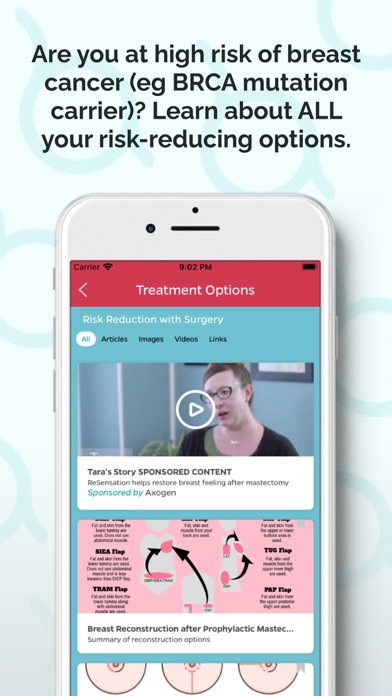 Breast Advocate Screenshot