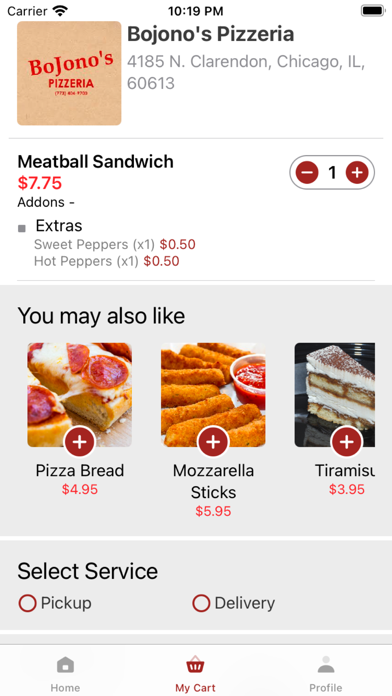 Bojono's Pizzeria - Chicago Screenshot
