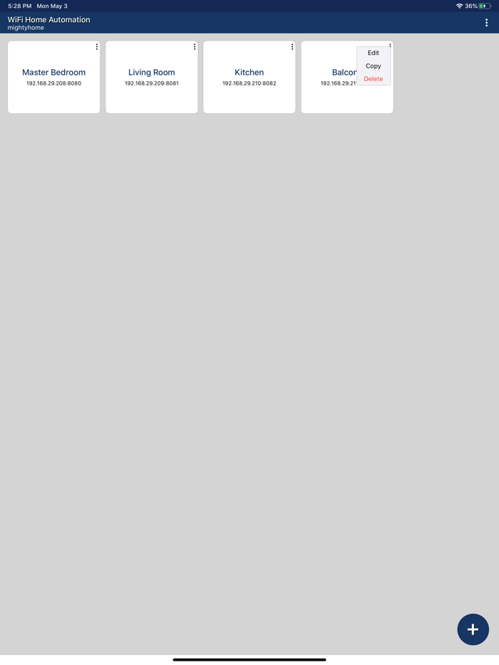 WiFi Home Automation