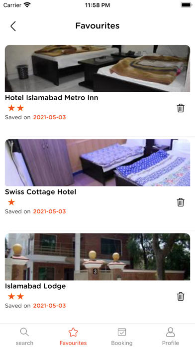 Roomph! PK Hotel Booking App Screenshot