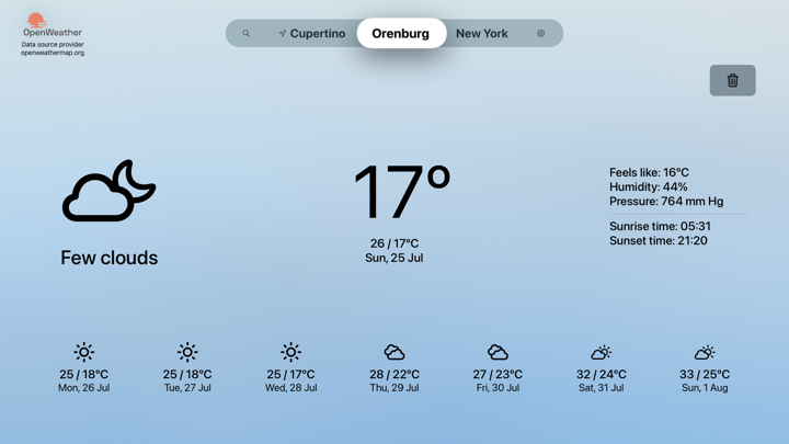 Screenshot #2 pour Simple Local Weather