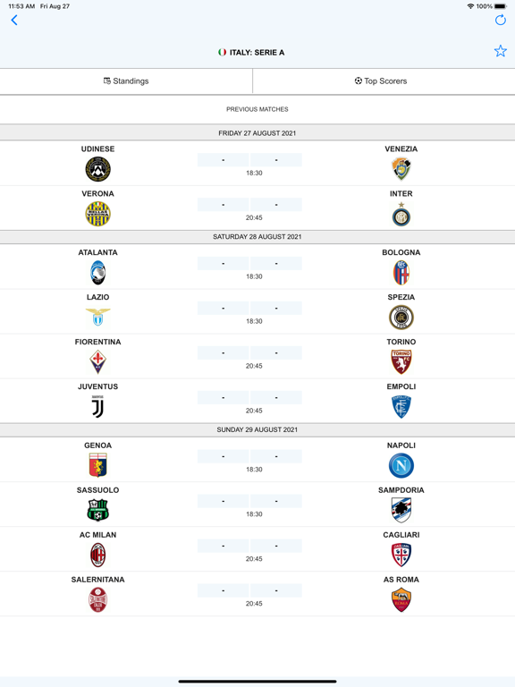 Screenshot #4 pour Serie A