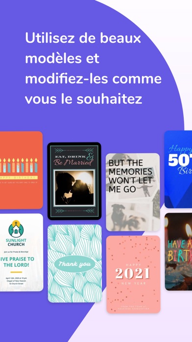 Screenshot #3 pour Greeting & Birthday Card Maker