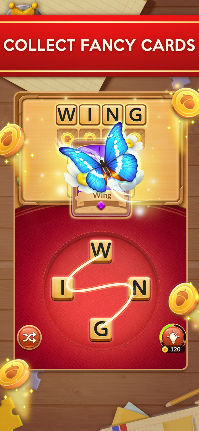 Word Card Fun Collect Game