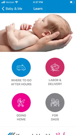 Game screenshot Kaweah Health’s Baby & Me hack