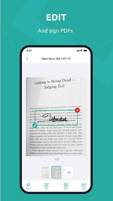 Scanner App – Scan Clear PDF Screenshot