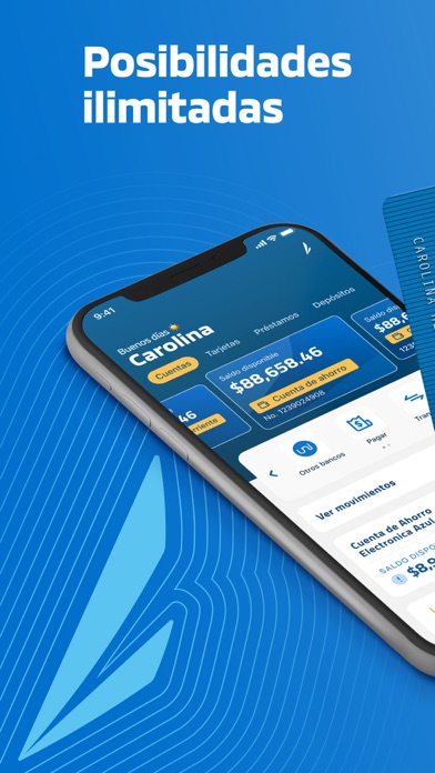 Banco Azul Movil Screenshot