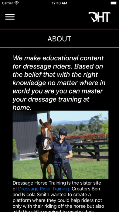 Dressage Horse Training Screenshot