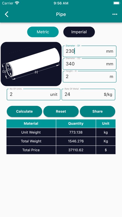 Metal Calculator All In One