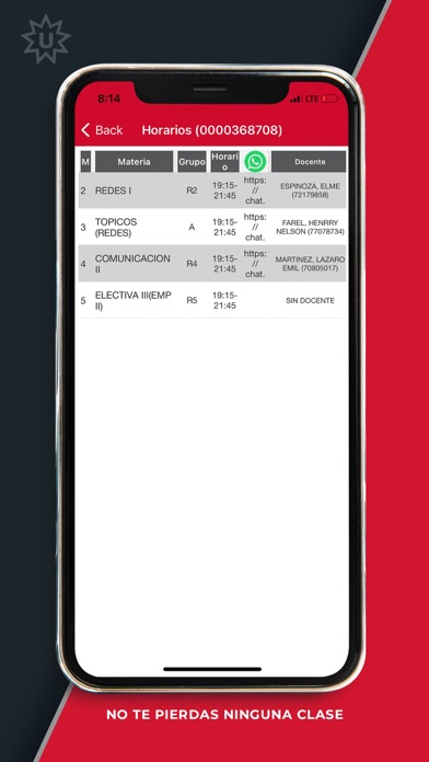 Utepsa App Screenshot