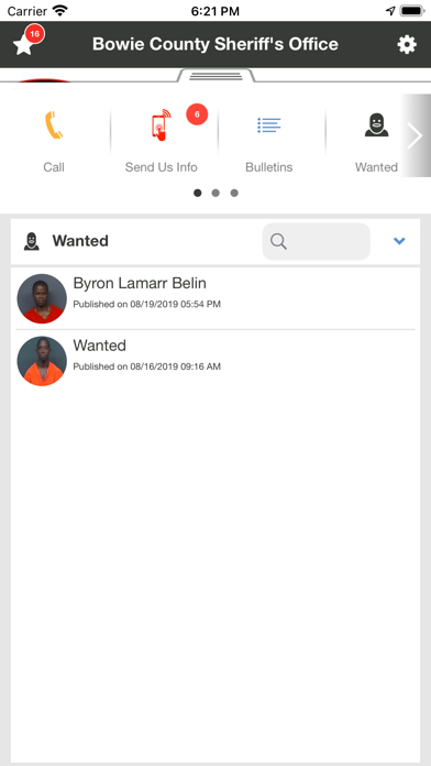 Bowie County Sheriff Screenshot