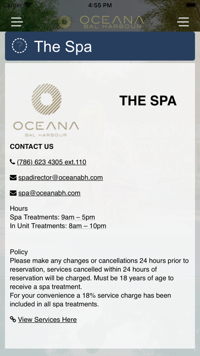 Oceana Bal Harbour Screenshot