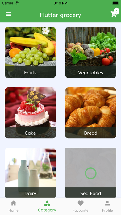 Flutter Grocery  System Screenshot