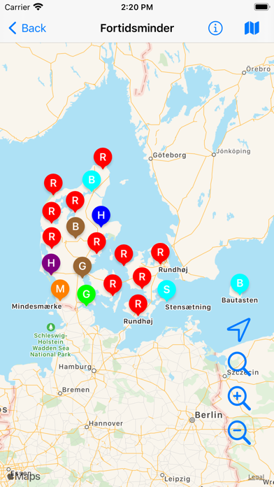 Fortidsminder i Danmark Screenshot