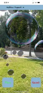 Floating Point Bubbles AR screenshot #3 for iPhone