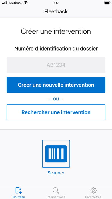 Screenshot #1 pour Fleetback App