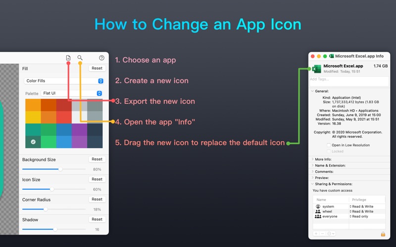 Screenshot #2 pour Acon - Make Big Sur Style Icon