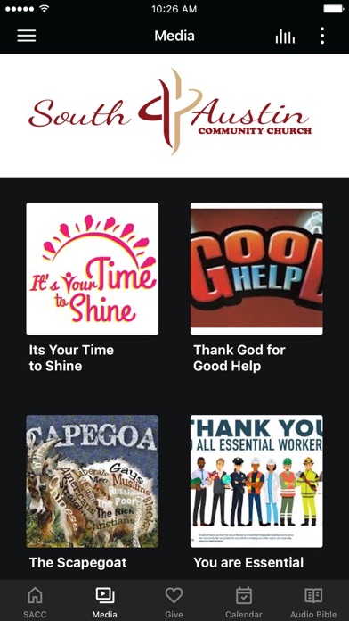 South Austin Community Church Screenshot