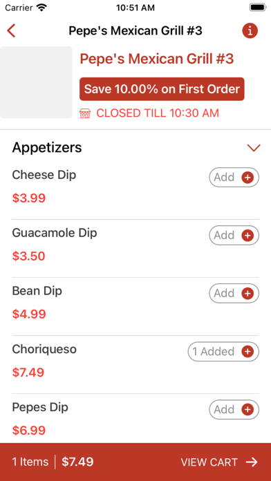 Pepe's Mexican Grill Screenshot