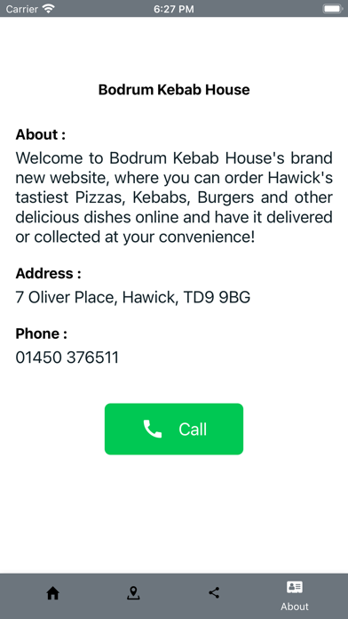 Bodrum Kebab House Hawick Screenshot